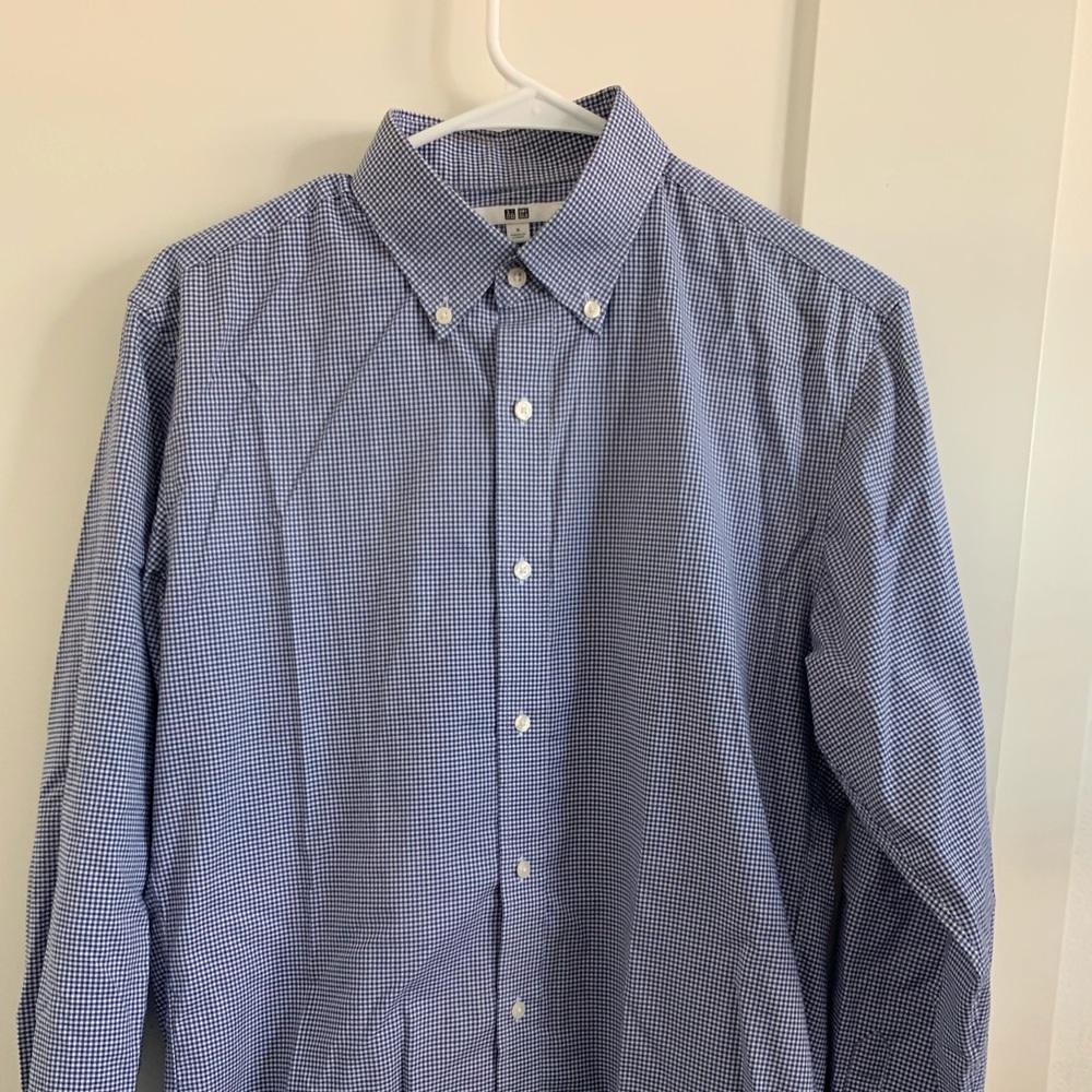 Uniqlo gingham button up